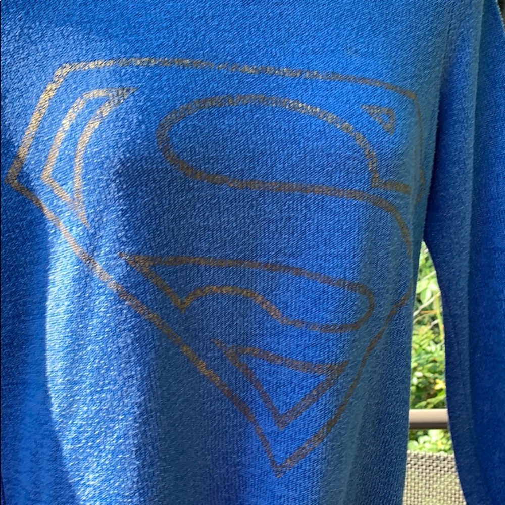 DC COMICS “SUPERMAN” long-sleeved light sweater LG
